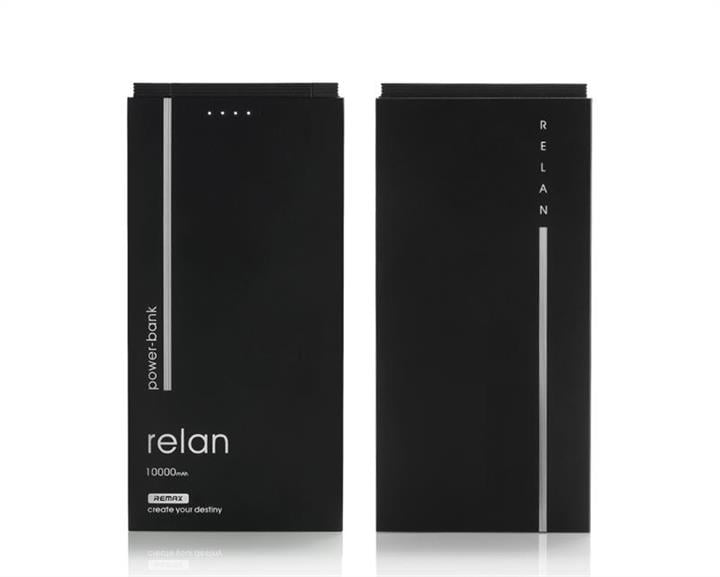 Remax RPP-65-BLACK Портативний зарядний пристрій Remax Relan 10000mAh 2USB-2A with 2in1 black RPP65BLACK: Купити в Україні - Добра ціна на EXIST.UA!