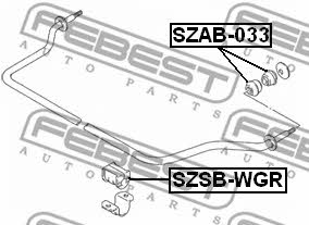 Купить Febest SZAB033 – отличная цена на EXIST.UA!