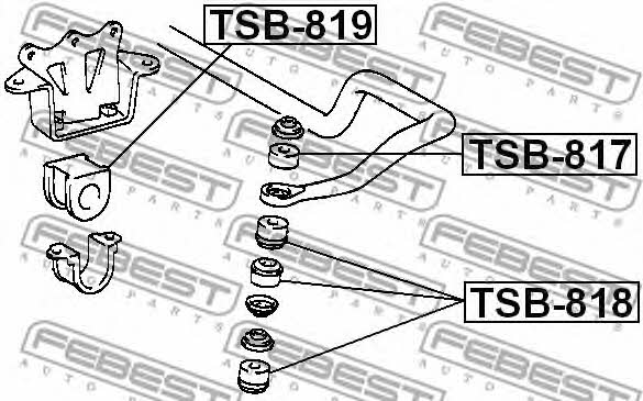 Купить Febest TSB-818 по низкой цене в Украине!
