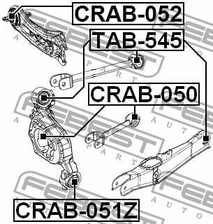 Купить Febest CRAB051Z – отличная цена на EXIST.UA!