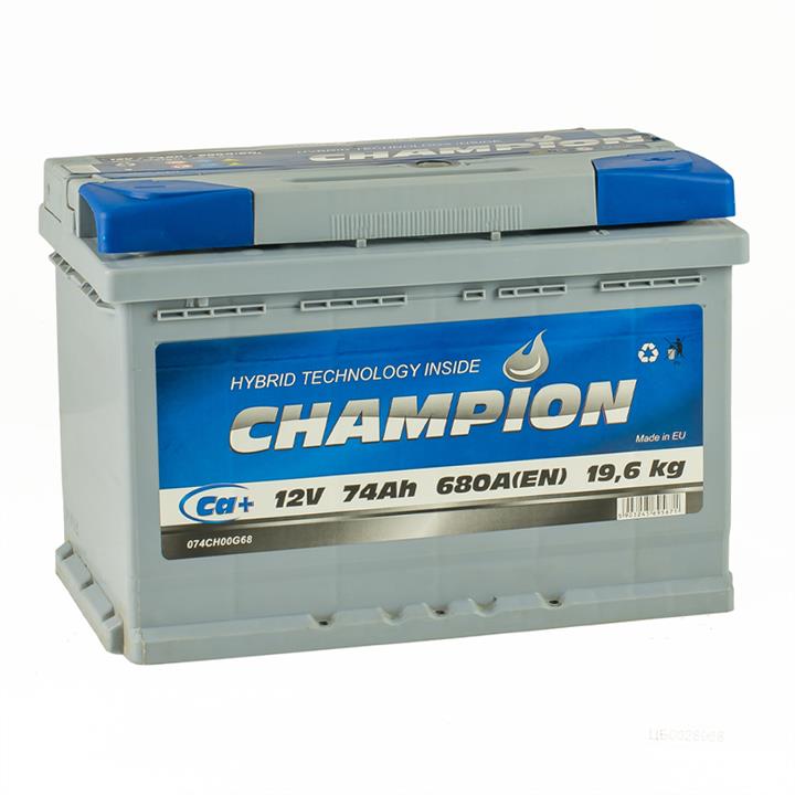 Champion Battery CHG74-0 Акумулятор Champion Battery 12В 74Ач 680А(EN) R+ CHG740: Купити в Україні - Добра ціна на EXIST.UA!