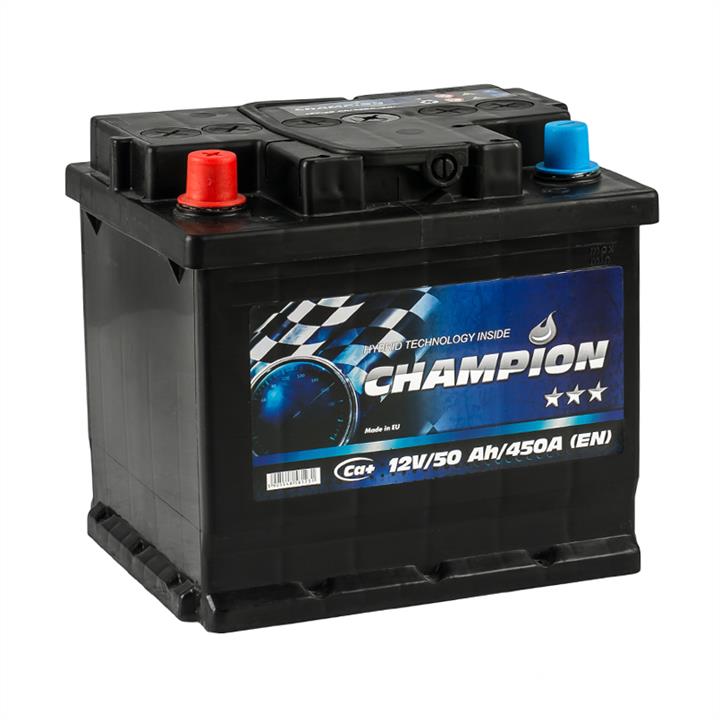 Champion Battery CHB50-1 Акумулятор Champion Battery Black 12В 50Ач 450А(EN) L+ CHB501: Купити в Україні - Добра ціна на EXIST.UA!