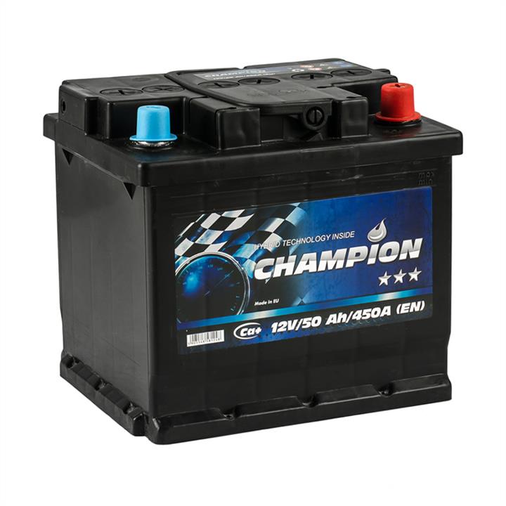 Champion Battery CHB50-0 Акумулятор Champion Battery Black 12В 50Ач 450А(EN) R+ CHB500: Купити в Україні - Добра ціна на EXIST.UA!