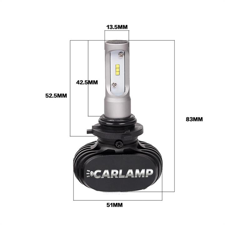 Carlamp NVHB4 Лампи світлодіодні комплект Carlamp Night Vision HB4 12V 25W 5000K (2 шт.) NVHB4: Купити в Україні - Добра ціна на EXIST.UA!