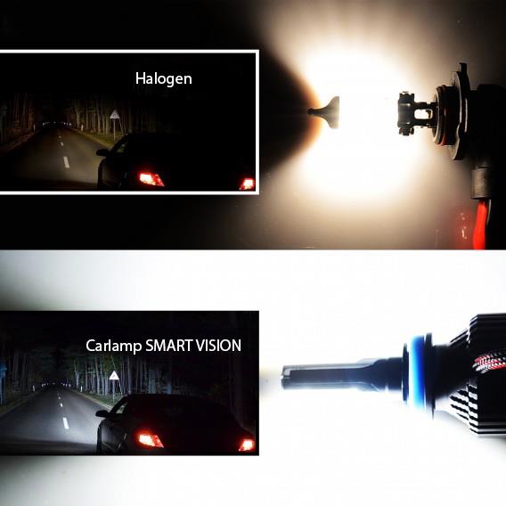 Carlamp Лампи світлодіодні комплект Carlamp Smart Vision H11 12V 30W 6500K (2 шт.) – ціна