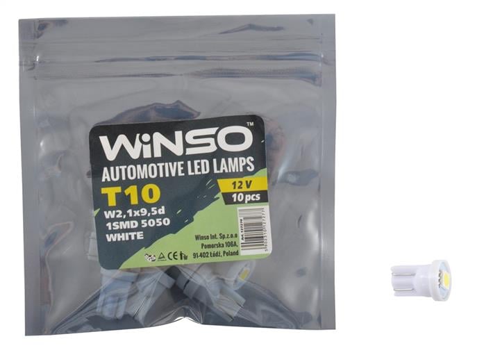 Winso 127270 Лампа світлодіодна T10 12V W2,1x9,5d (10 шт.) 127270: Приваблива ціна - Купити в Україні на EXIST.UA!