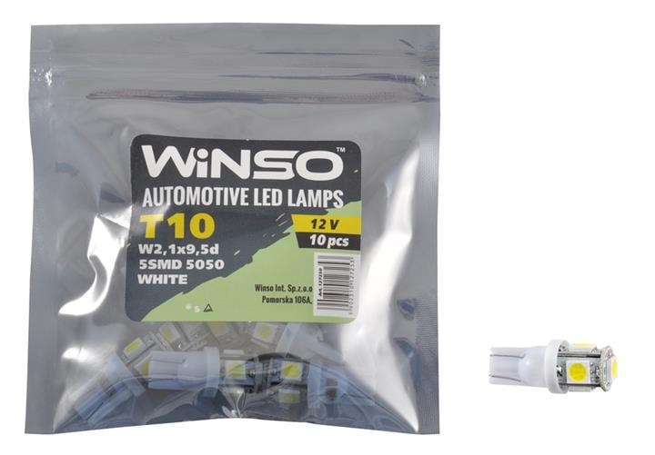 Winso 127250 Лампа світлодіодна T10 12V W2,1x9,5d (10 шт.) 127250: Купити в Україні - Добра ціна на EXIST.UA!