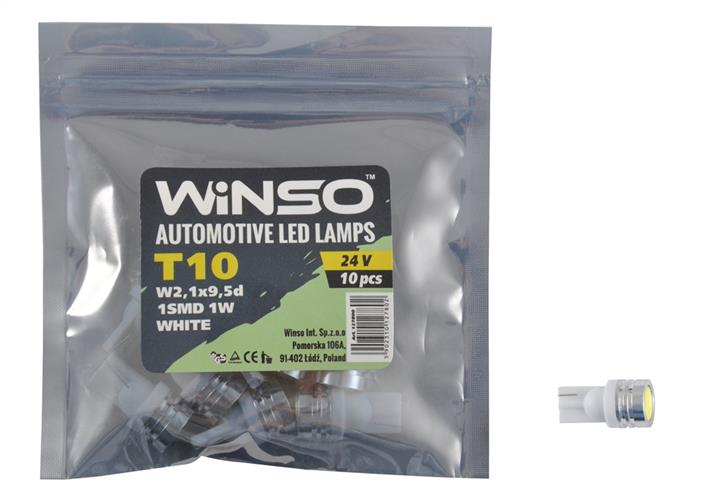 Winso 127800 Лампа світлодіодна T10 24V W2,1x9,5d (10 шт.) 127800: Купити в Україні - Добра ціна на EXIST.UA!