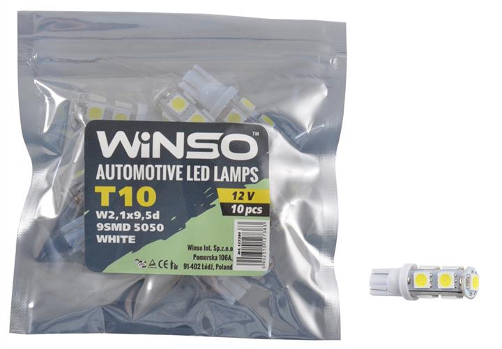 Winso 127380 Лампа світлодіодна T10 12V W2,1x9,5d (10 шт.) 127380: Купити в Україні - Добра ціна на EXIST.UA!