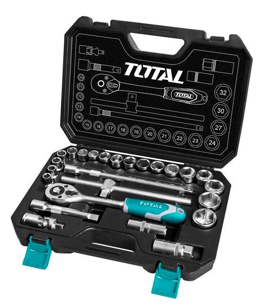 Total Tools THT121251 Набір ключів, головок торцевих TOTAL THT121251 1/2 "25 предметів THT121251: Купити в Україні - Добра ціна на EXIST.UA!