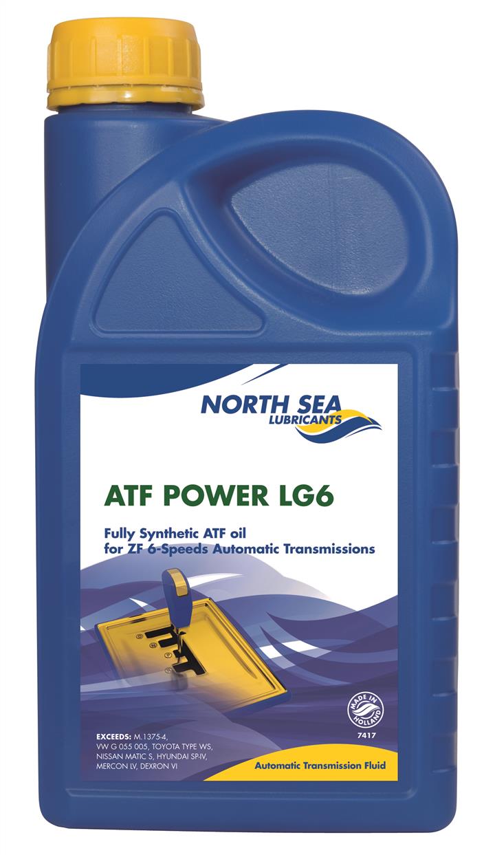 North Sea Lubricants 7417/1 Олива трансмісійна North Sea Lubricants ATF POWER LG6, 1 л 74171: Приваблива ціна - Купити в Україні на EXIST.UA!