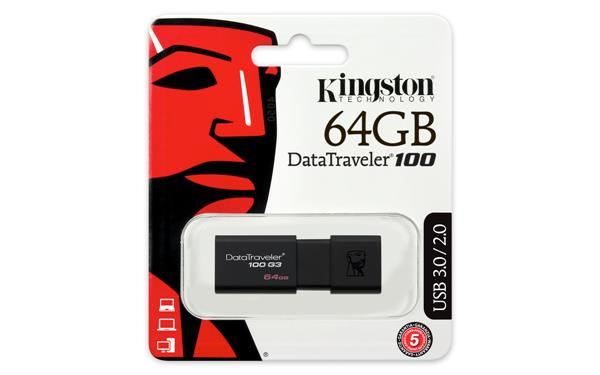 Купити Kingston DT100G3&#x2F;64GB за низькою ціною в Україні!