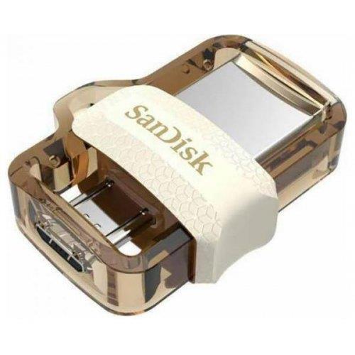Sandisk SDDD3-032G-G46GW Накопичувач SanDisk 32GB USB 3.0 Ultra Dual Drive m3.0 OTG White-Gold SDDD3032GG46GW: Купити в Україні - Добра ціна на EXIST.UA!