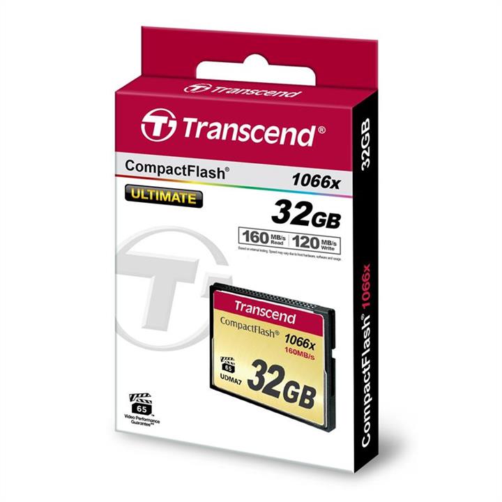 Transcend TS32GCF1000 Карта пам'ятi Transcend 32GB CF 1066X TS32GCF1000: Купити в Україні - Добра ціна на EXIST.UA!