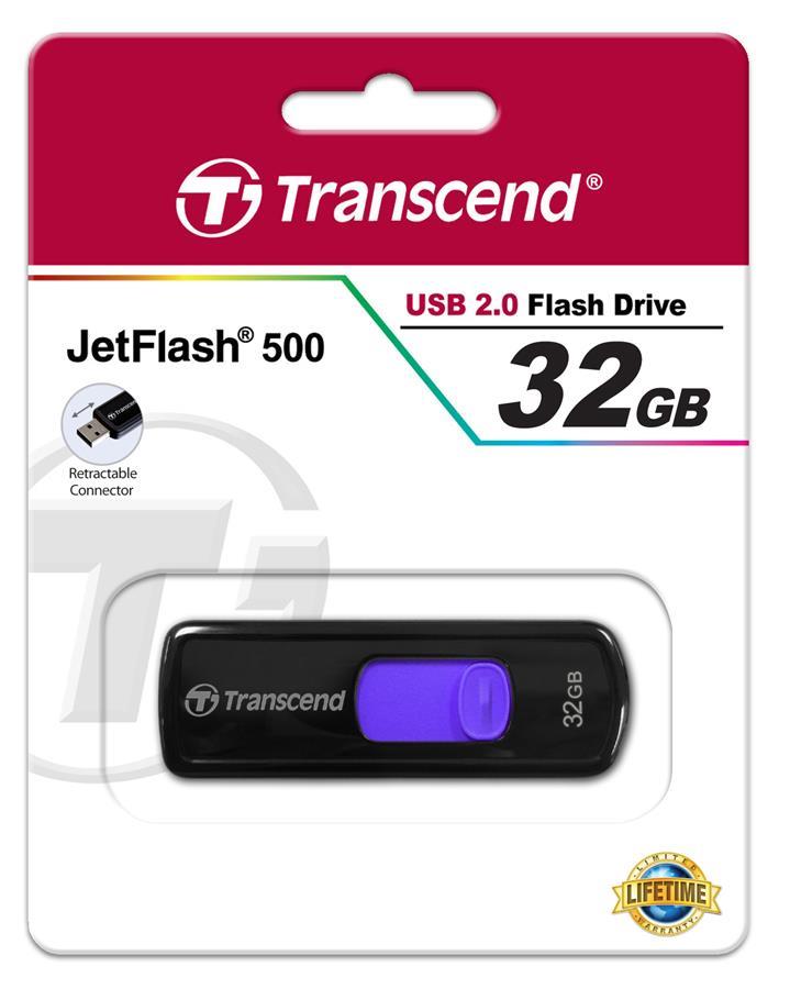 Transcend TS32GJF500 Накопичувач USB Transcend JetFlash 500 32GB TS32GJF500: Купити в Україні - Добра ціна на EXIST.UA!