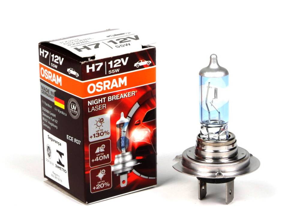 Osram 64210NBL Лампа галогенна Osram Night Breaker Laser +130% 12В H7 55Вт +130% 64210NBL: Купити в Україні - Добра ціна на EXIST.UA!