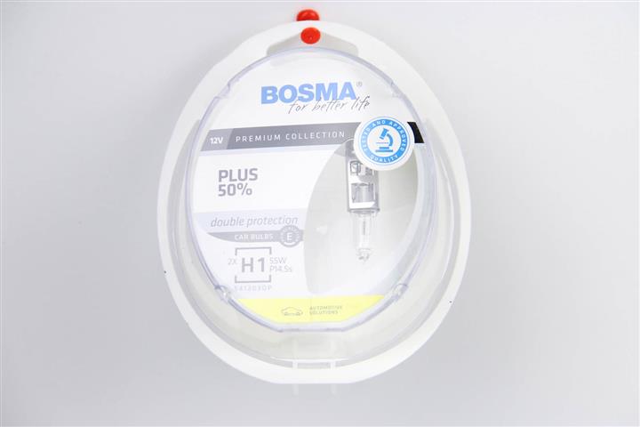 Bosma 4070 Лампа галогенна Bosma Plus 50% 12В H1 55Вт +50% 4070: Купити в Україні - Добра ціна на EXIST.UA!