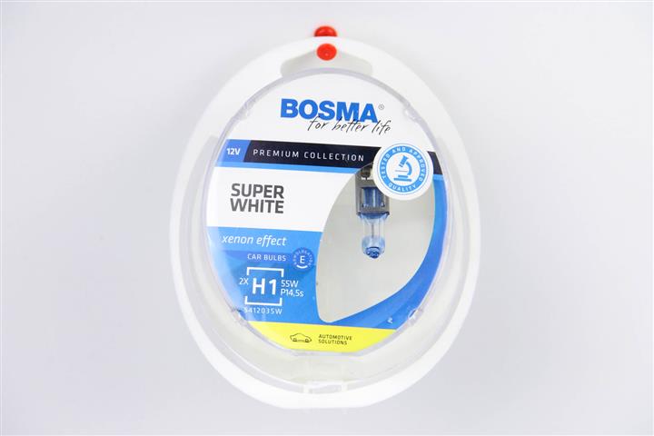 Bosma 3721 Лампа галогенна Bosma Super White 12В H1 55Вт 3721: Купити в Україні - Добра ціна на EXIST.UA!
