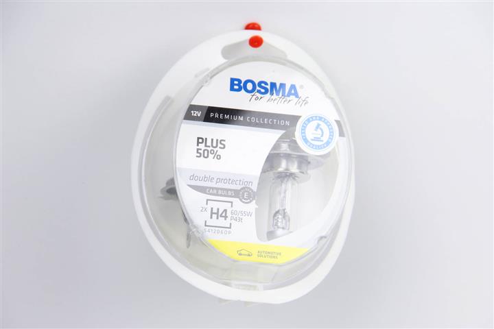 Bosma 3929 Лампа галогенна Bosma Plus 50% 12В H4 60/55Вт +50% 3929: Купити в Україні - Добра ціна на EXIST.UA!