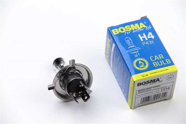 Bosma 1314 Лампа галогенна 12В H4 60/55Вт 1314: Купити в Україні - Добра ціна на EXIST.UA!