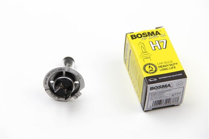 Bosma 6777 Лампа галогенна Bosma Heavy Duty Long Life 24В H7 70Вт 6777: Купити в Україні - Добра ціна на EXIST.UA!