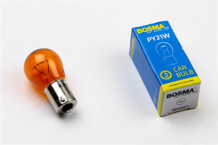 Bosma 3493S Лампа розжарювання жовта PY21W 24V 21W 3493S: Купити в Україні - Добра ціна на EXIST.UA!
