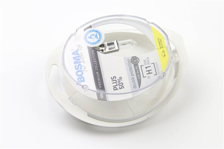 Лампа галогенна Bosma Plus 50% 12В H1 55Вт +50% Bosma 4070