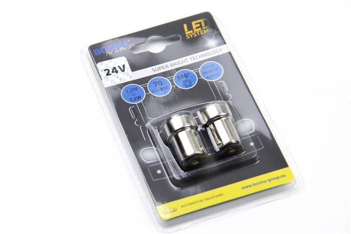 Лампа світлодіодна R5W 24V BA15s (2 шт.) Bosma 5417