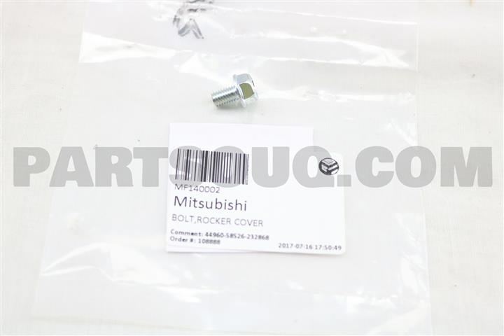Mitsubishi MF140002 Болт MF140002: Купити в Україні - Добра ціна на EXIST.UA!