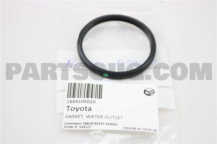 Toyota 16341-05020 Кільце ущільнювача термостата 1634105020: Купити в Україні - Добра ціна на EXIST.UA!