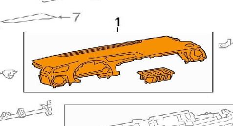 5530252130C0 Toyota Панель приборная