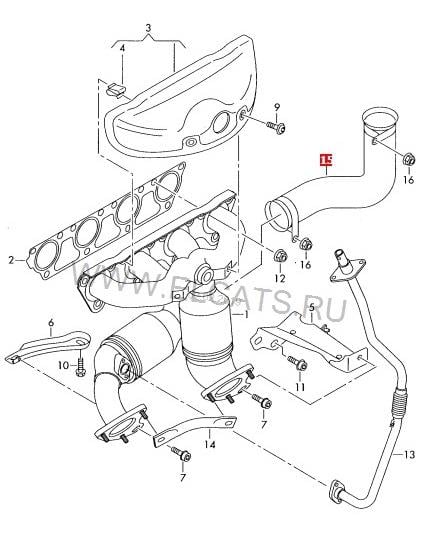 06F119362B VAG Воздуховод