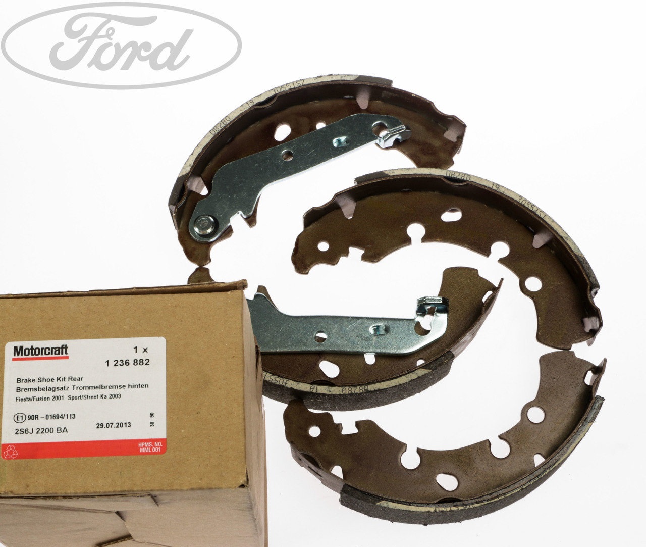 Ford 1 236 882 Колодки гальмівні барабанні, комплект 1236882: Купити в Україні - Добра ціна на EXIST.UA!