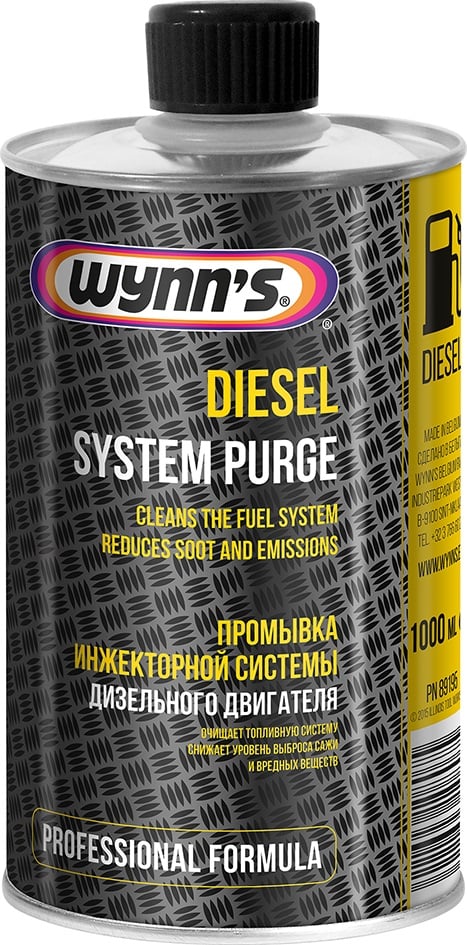 Wynn's W89195 Присадка в дизельное топливо (используется с установкой "FuelServe" ) "Diesel System Purge", 1л W89195: Купить в Украине - Отличная цена на EXIST.UA!