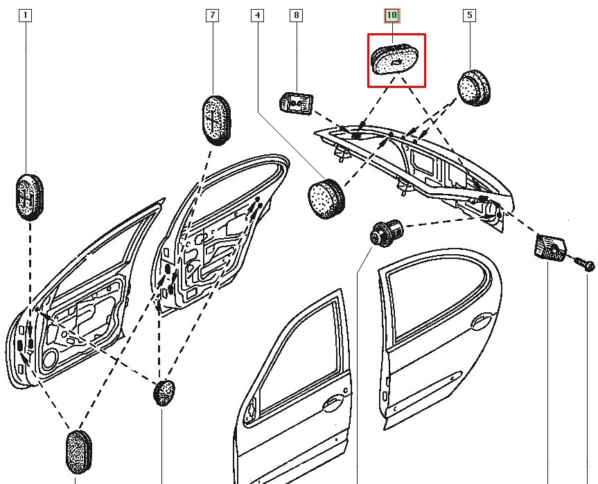 7700847807 Renault Заглушка