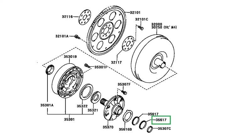 3561732011 Toyota Кольцо уплотнительное
