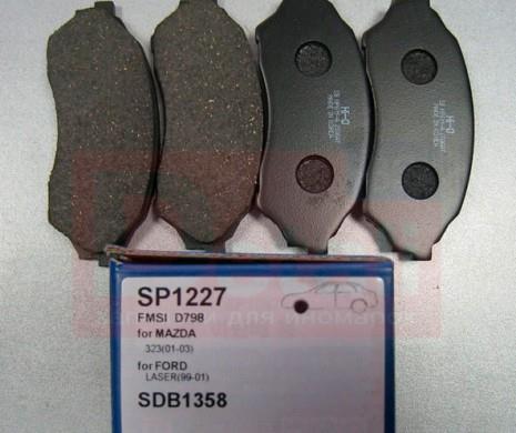 Sangsin SP1227 Гальмівні колодки передні, комплект SP1227: Купити в Україні - Добра ціна на EXIST.UA!