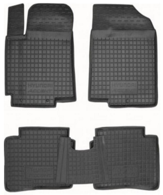 11160 Avto-Gumm Коврики салона Honda Accent 2011- черный, кт - 4шт