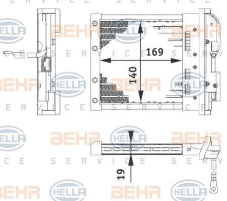 Behr-Hella 6ZT 351 080-221 Радіатор опалювача салону 6ZT351080221: Купити в Україні - Добра ціна на EXIST.UA!