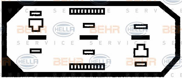 Behr-Hella 8EW 009 144-451 Вентилятор радіатора охолодження 8EW009144451: Купити в Україні - Добра ціна на EXIST.UA!