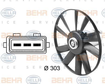 Behr-Hella 8EW 009 144-481 Вентилятор радіатора охолодження 8EW009144481: Купити в Україні - Добра ціна на EXIST.UA!