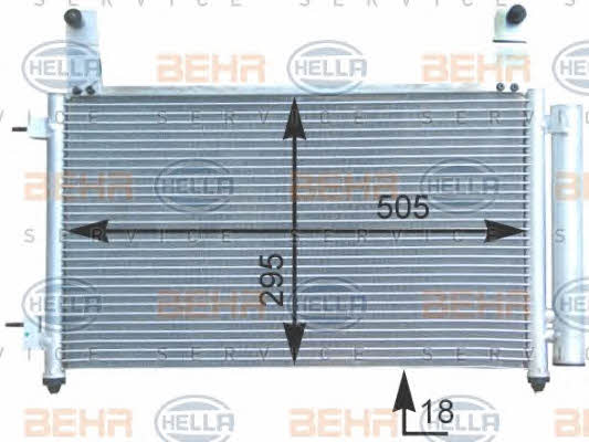 Behr-Hella 8FC 351 303-141 Радіатор кондиціонера (Конденсатор) 8FC351303141: Приваблива ціна - Купити в Україні на EXIST.UA!