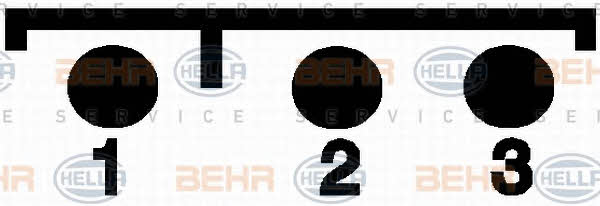 Behr-Hella 8FK 351 110-611 Компресор кондиціонера 8FK351110611: Купити в Україні - Добра ціна на EXIST.UA!