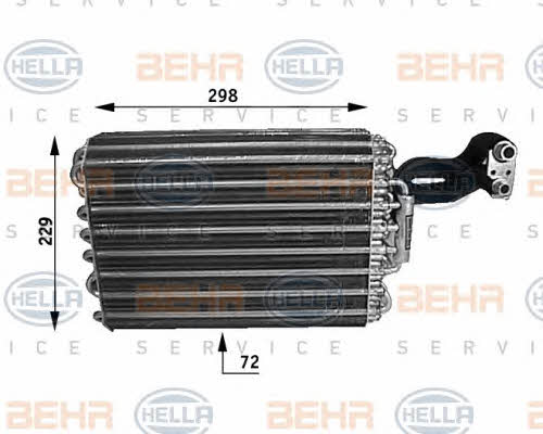 Behr-Hella 8FV 351 210-091 Випарник кондиціонера 8FV351210091: Купити в Україні - Добра ціна на EXIST.UA!