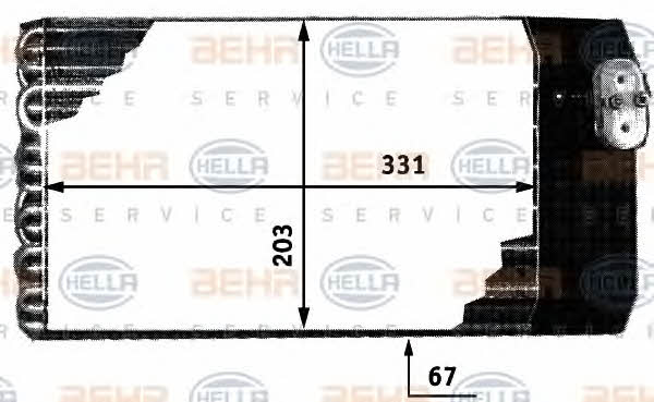 Behr-Hella 8FV 351 210-581 Автозапчастина 8FV351210581: Купити в Україні - Добра ціна на EXIST.UA!