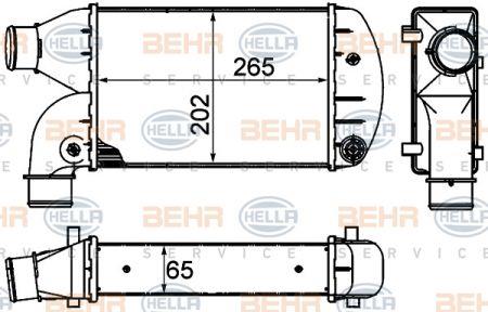 Behr-Hella 8ML 376 899-001 Інтеркулер 8ML376899001: Купити в Україні - Добра ціна на EXIST.UA!