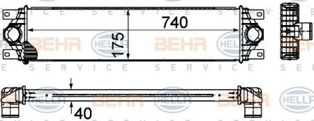 Behr-Hella 8ML 376 899-011 Інтеркулер 8ML376899011: Купити в Україні - Добра ціна на EXIST.UA!