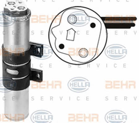 Behr-Hella 8FT 351 197-591 Осушувач кондиціонера 8FT351197591: Купити в Україні - Добра ціна на EXIST.UA!