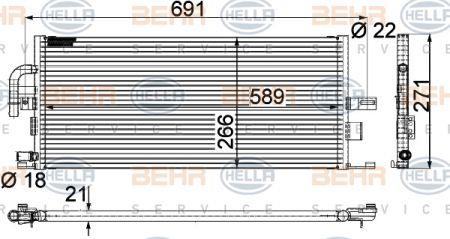Behr-Hella 8MK 376 718-031 Радіатор охолодження двигуна 8MK376718031: Купити в Україні - Добра ціна на EXIST.UA!