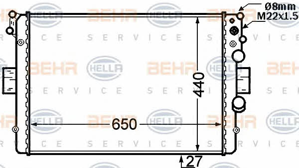 Купить Behr-Hella 8MK 376 724-561 по низкой цене в Украине!